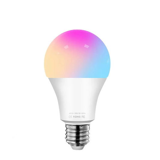 RGB Smart Bulb: Voice Control & App Dimming